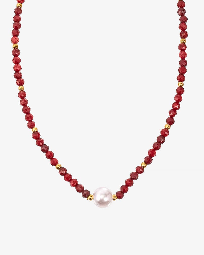 Women's necklace of natural shells WNEC233RD