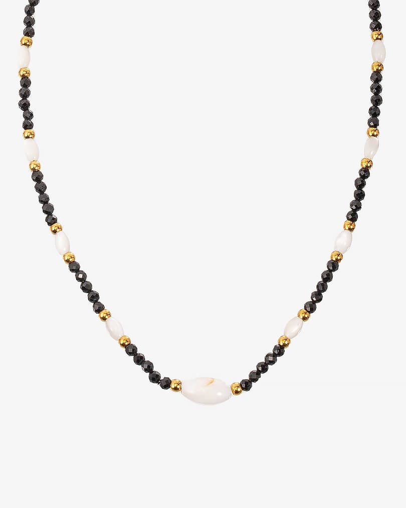 Women's Necklace Made of Natural Shells WNEC234BK