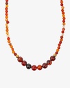 Women's necklace made of natural stones WNEC237OR