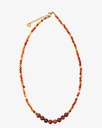 Women's necklace made of natural stones WNEC237OR