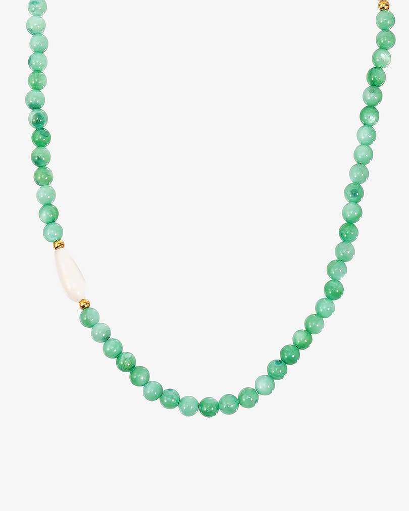 Women's necklace made of natural shells WNEC254GN