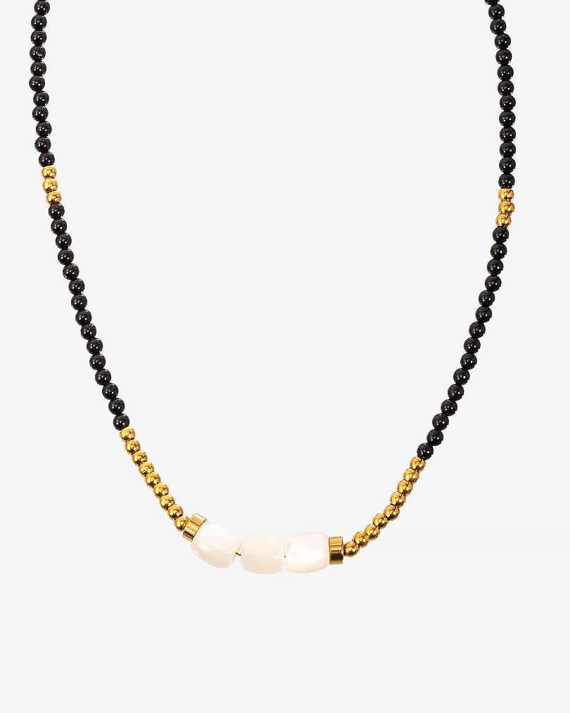 Women's necklace made of natural shells WNEC238BK