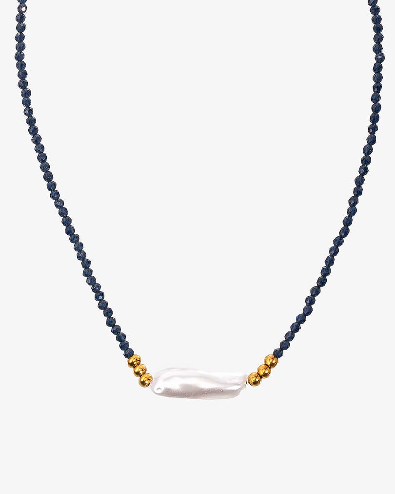 Women's necklace made of natural shells WNEC239BL