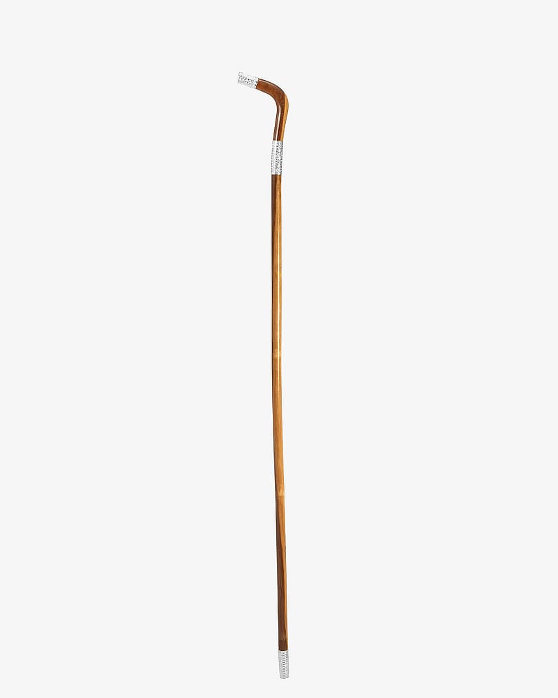 Omani dark wood crutch stick CAN848