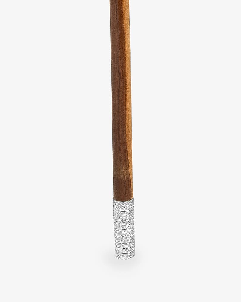 Omani dark wood crutch stick CAN848