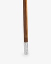 Omani dark wood crutch stick CAN848