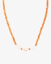 Women's necklace made of natural shells WNEC243OR