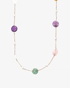 Women's necklace made of natural stones WNEC269MC