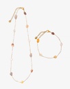 Women's bracelet and necklace set WNEC270MC