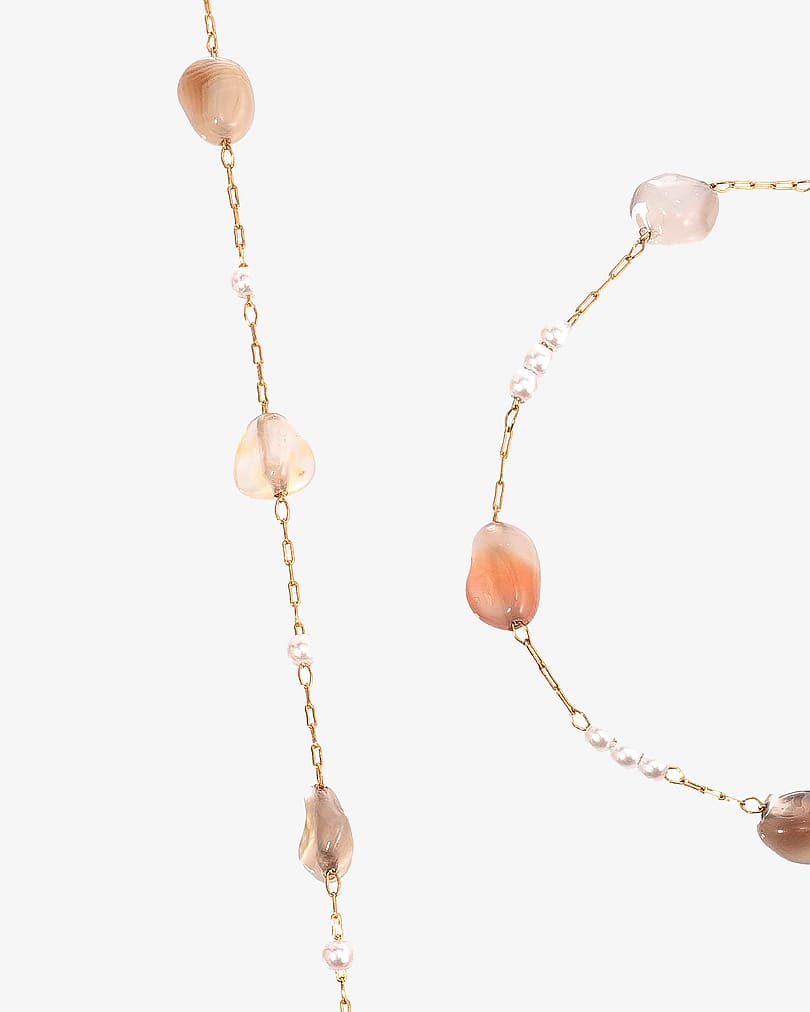 Women's bracelet and necklace set WNEC271MC