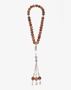 Volcanic Mahogany stone rosary ROS142BN