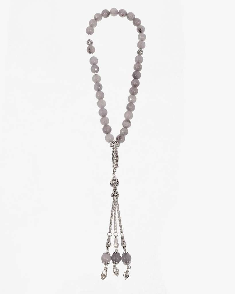 Labradorite stone rosary ROS143GY