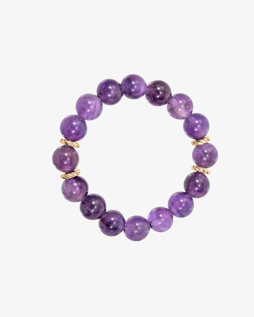 Women's bracelet with amethyst stone WBRA137PR