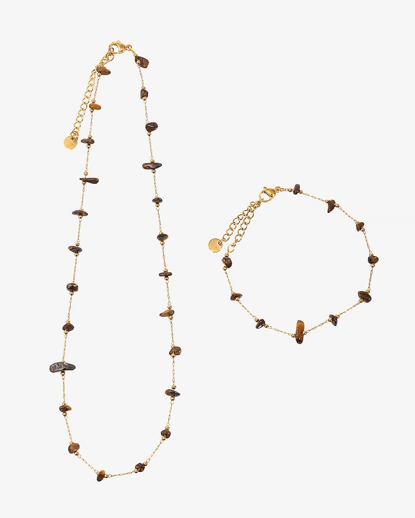 Women's bracelet and necklace set WNEC279BN