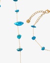 Women's bracelet and necklace set WNEC289BL