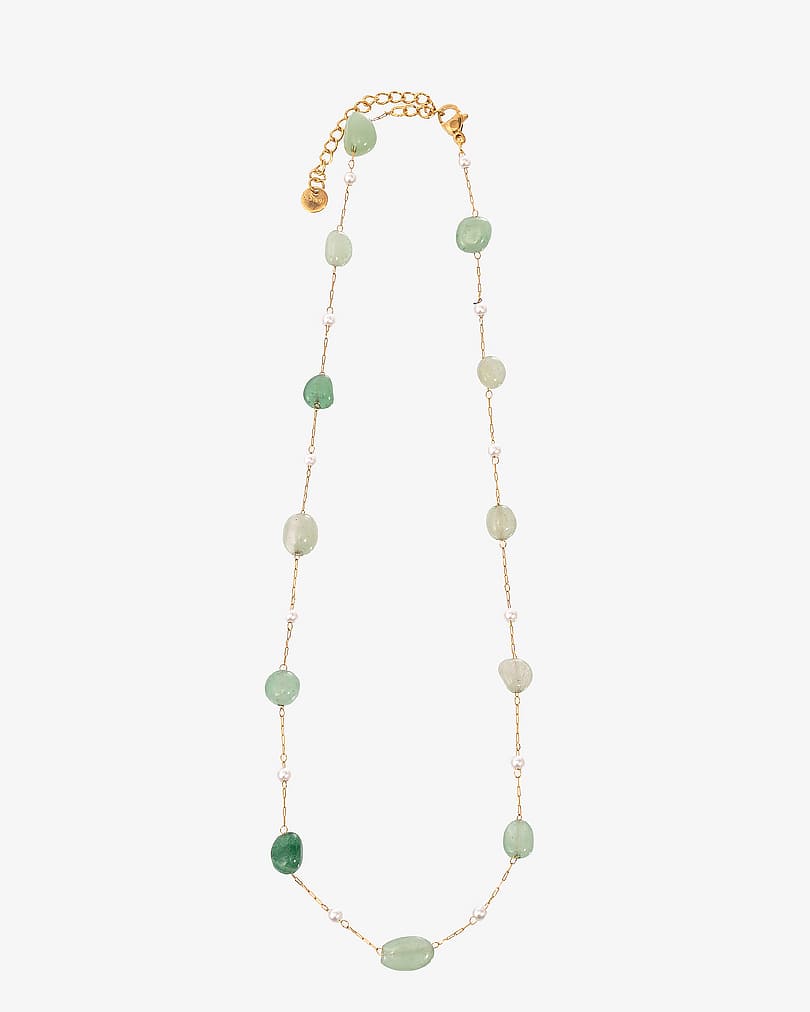 Women's Necklace of Natural Stones WNEC290GN