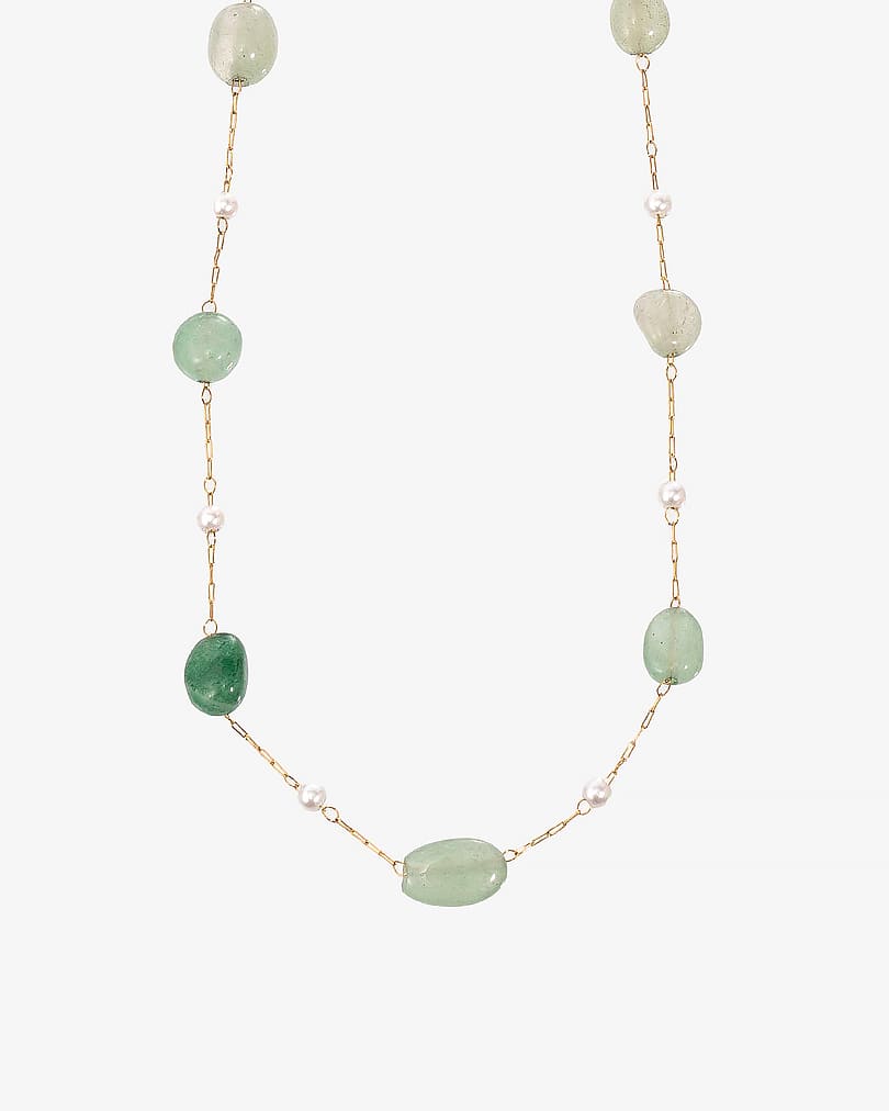 Women's Necklace of Natural Stones WNEC290GN
