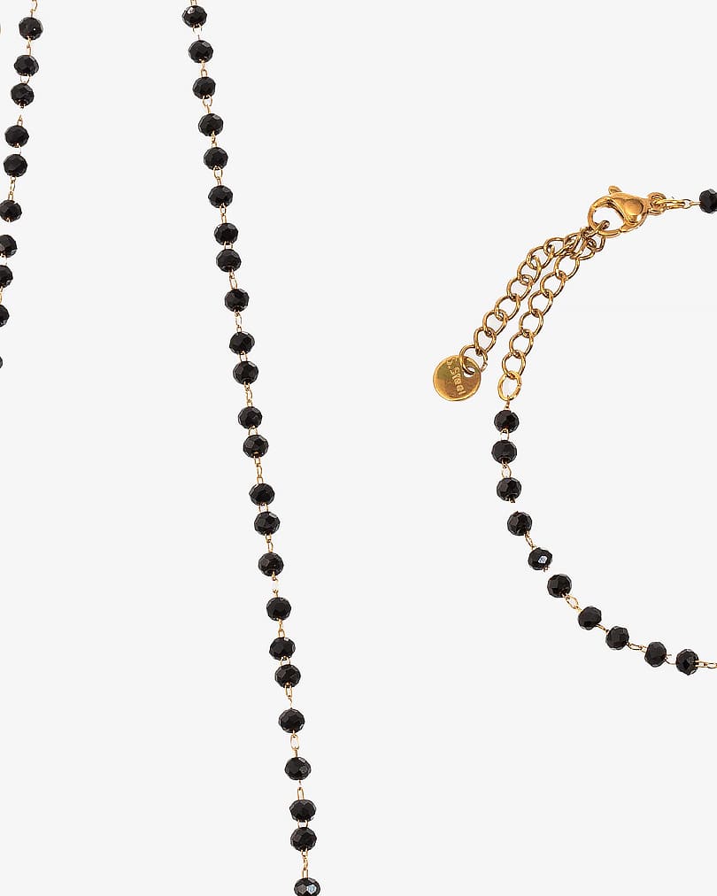 Women's Bracelet and Necklace Set WNEC291BK