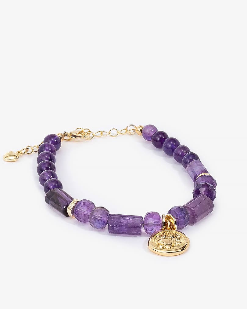 Luxury Natural Stone Bracelet WBRA156PR