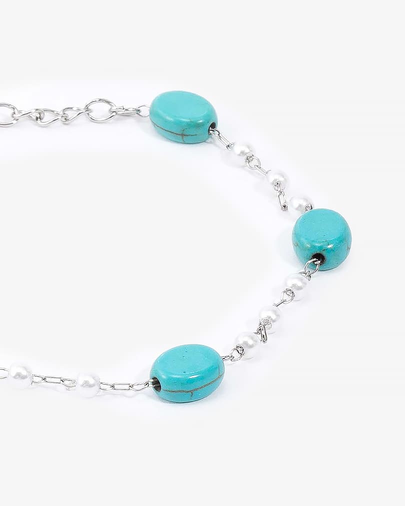 Unique Design Natural Stone Bracelet WBRA159LL