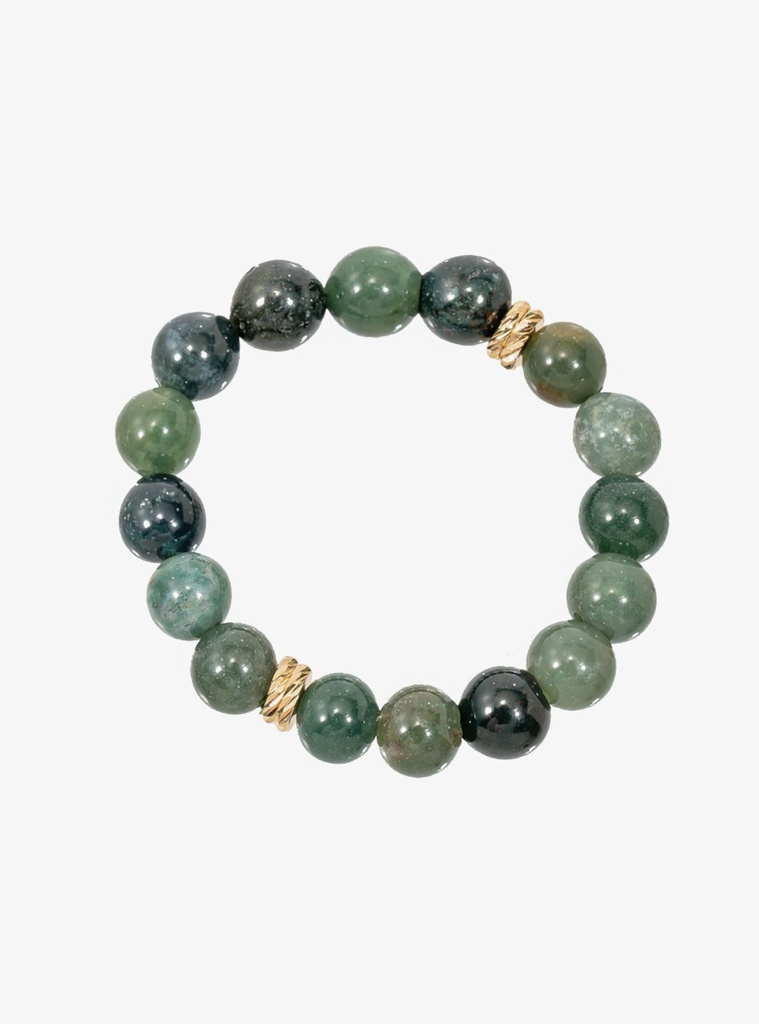 Women's bracelet with mica stone WBRA132GN