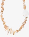 Natural seashell women's necklace WNEC140MC
