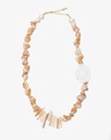 Natural seashell women's necklace WNEC140MC