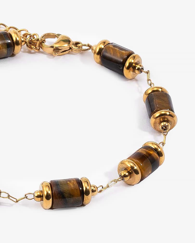 Luxury natural stones bracelet WBRA162BN