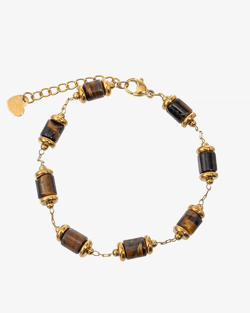 Luxury natural stones bracelet WBRA162BN