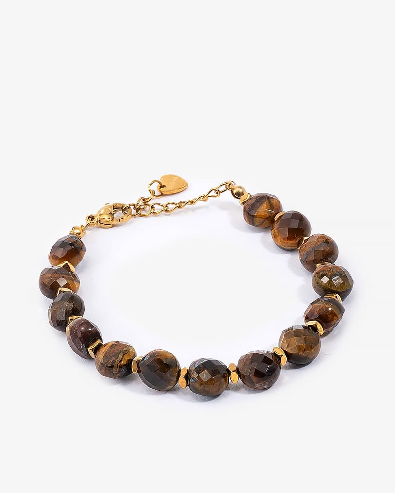 Luxury Tiger's Eye Stone Bracelet WBRA164BN