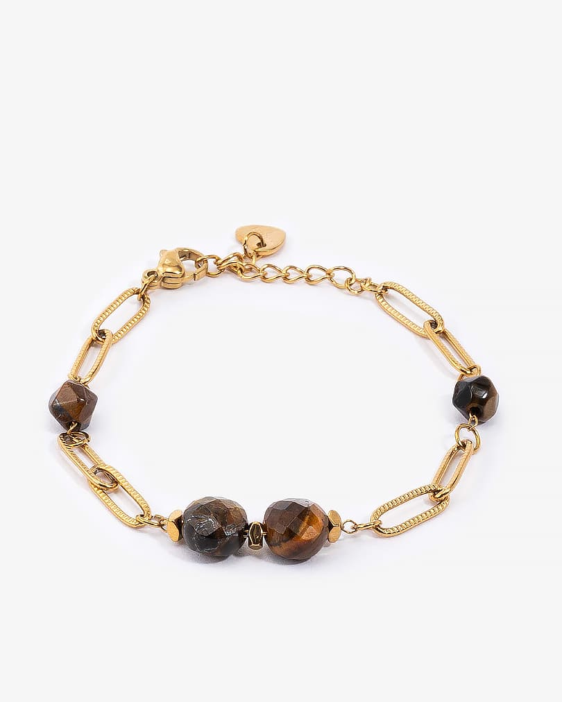 Tiger's Eye Stone Bracelet WBRA165BN