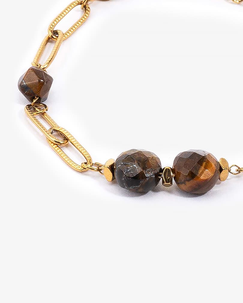 Tiger's Eye Stone Bracelet WBRA165BN