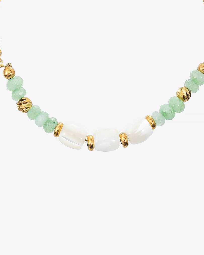 Luxury Natural Stone Bracelet WBRA166GN