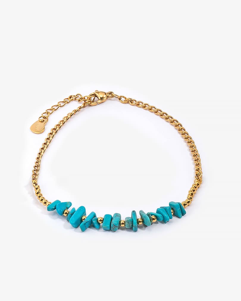 Luxury Natural Stone Bracelet WBRA168BL