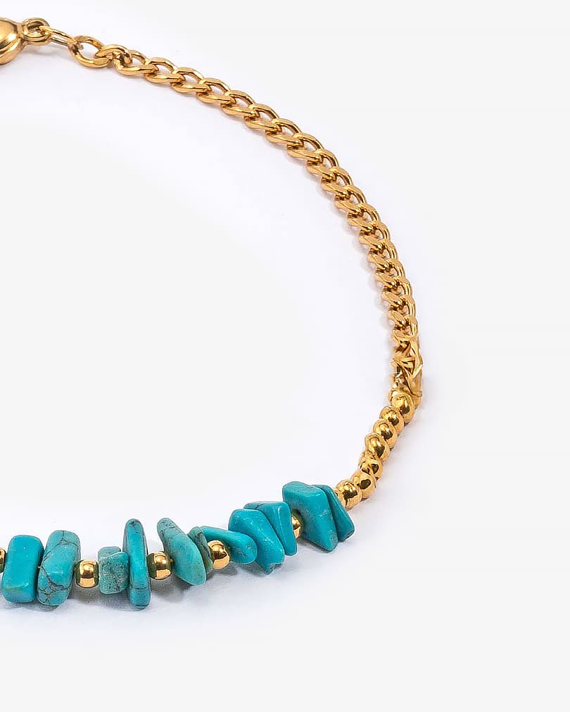 Luxury Natural Stone Bracelet WBRA168BL