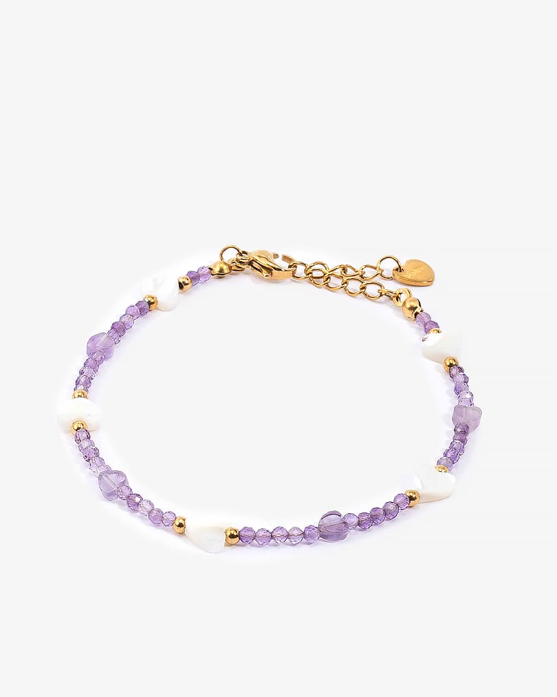 Natural Stone Bracelet with Unique Design WBRA171PR