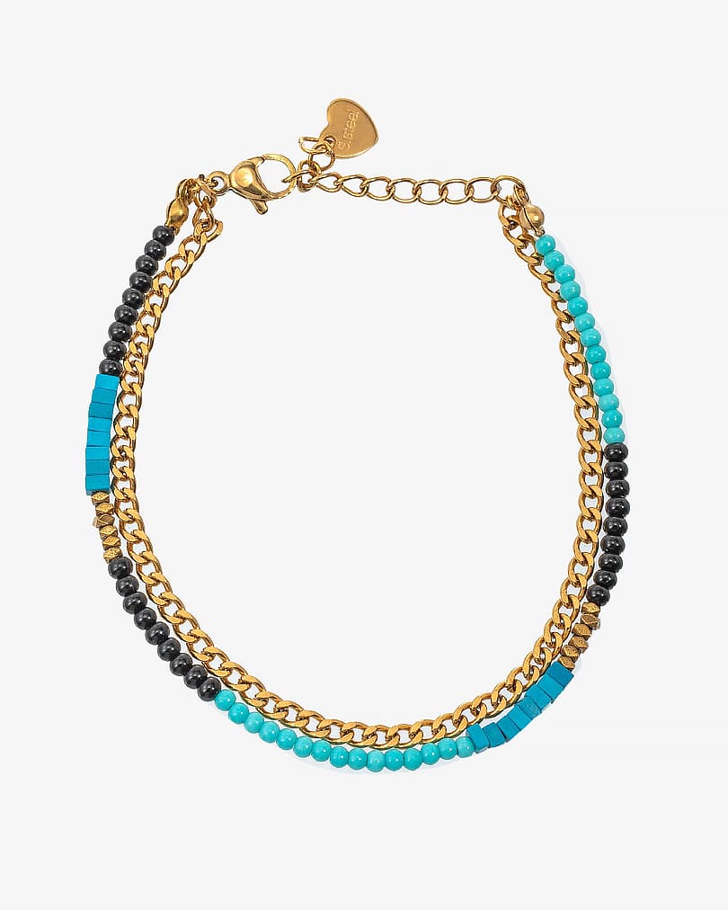 Elegant Double Layered Bracelet WBRA173MC