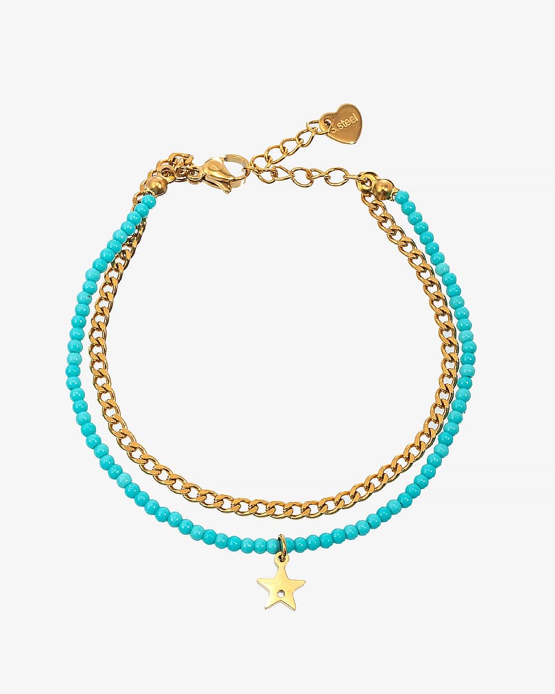 Elegant double layer bracelet WBRA175LL