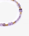 Elegant Purple Beaded Bracelet WBRA176PR