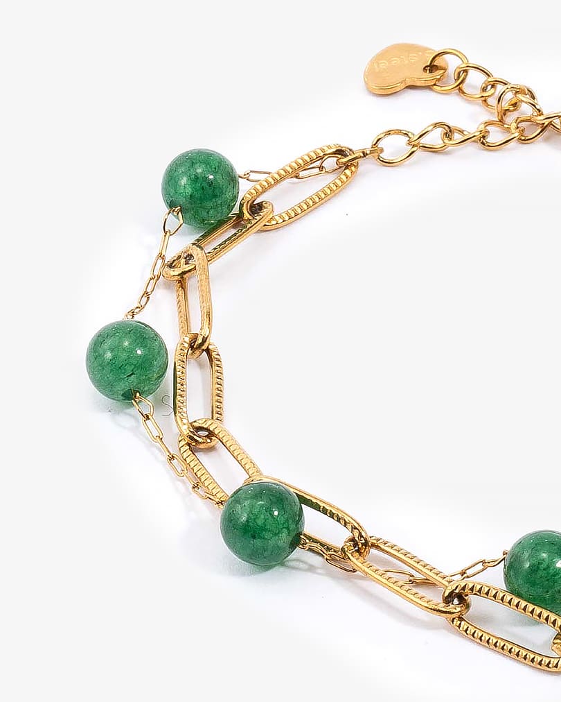 Elegant bracelet with a modern design WBRA177GN