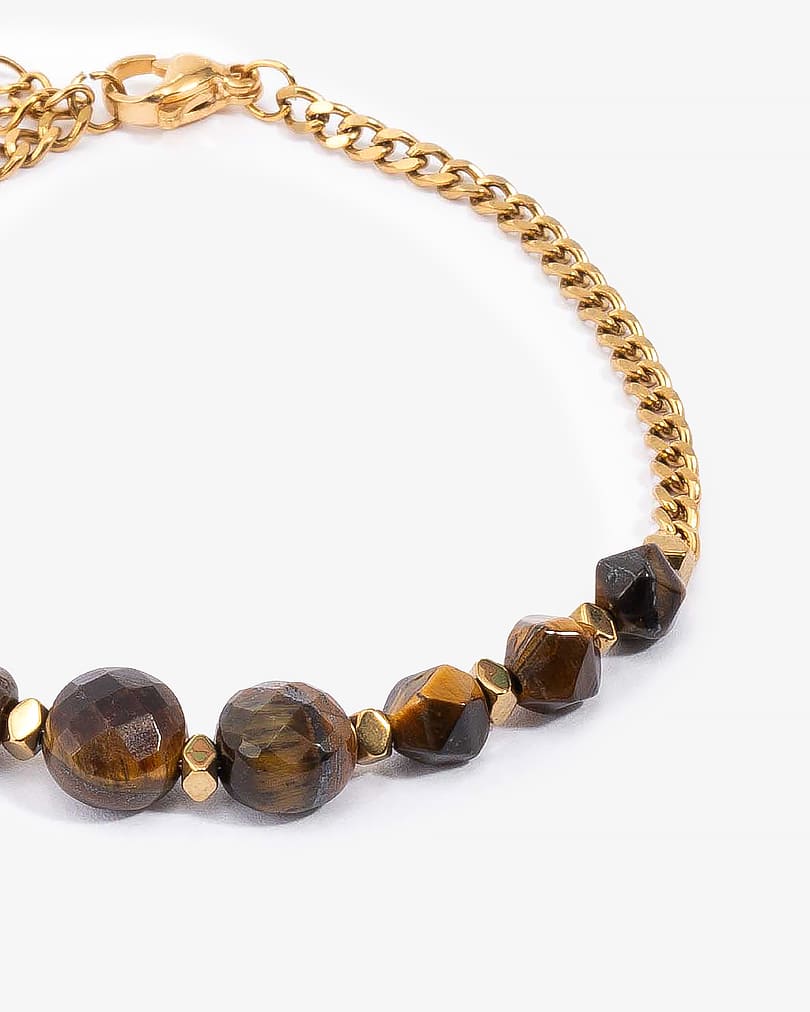 Tiger's Eye Stone Bracelet WBRA181BN