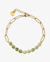 Natural Emerald Stone Bracelet WBRA189GN