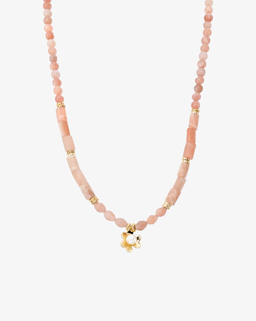 Elegant Natural Stone Necklace WNEC295PK