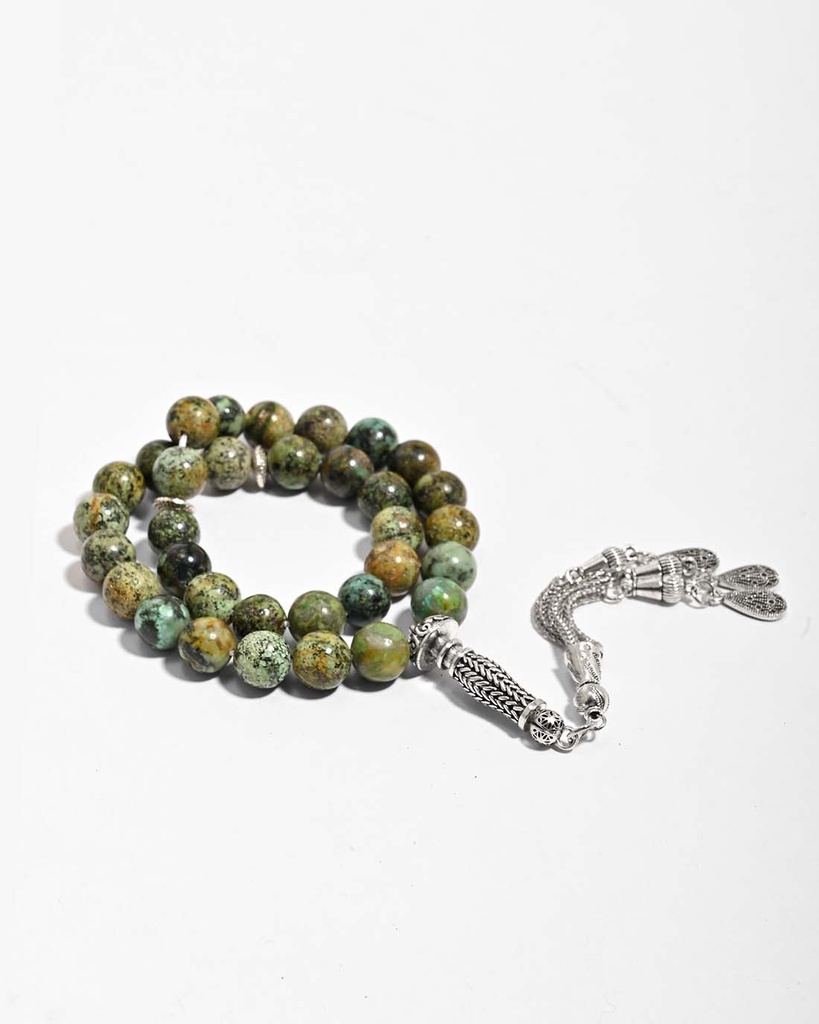 Natural African Turquoise Rosary ROS8138GN