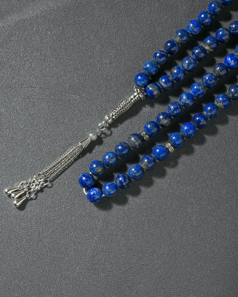 Natural Lapis Lazuli (AA) Rosary  ROS8139BL