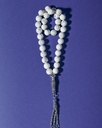 Natural Howlite Stone Rosary ROS8140WH