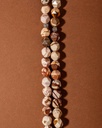 Brown zebra stone rosary ROS8143BN