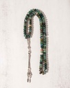 Indian agate stone rosary ROS8144GN