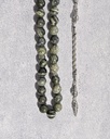 Green zebra stone rosary ROS8146GN