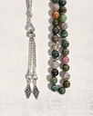 Indian agate Stone Rosary ROS8151GN